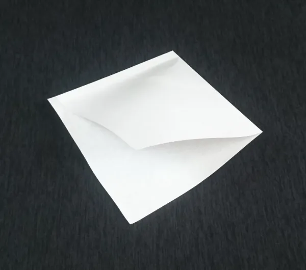 【全白 L形漢堡袋 19*19cm】(展)