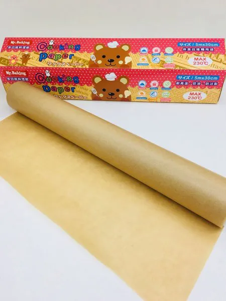 【焙肯熊抽取式多功能料理紙 30cmX5M (2款)】(白色/牛皮色)